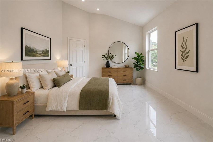 Furnished interior view inside a new home in , Lehigh Acres (Image 32).