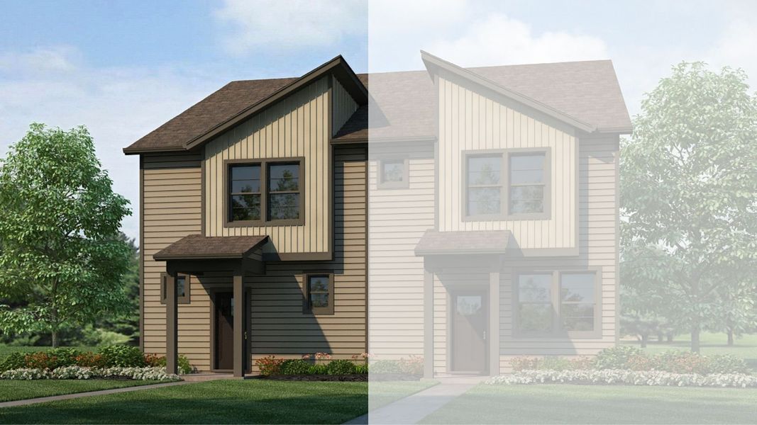 Front exterior of a new home in Vista Meadows, Fort Lupton, CO, highlighting curb appeal (Image 2). Front exterior of a new home in Vista Meadows, Fort Lupton, CO, highlighting curb appeal (Image 2).