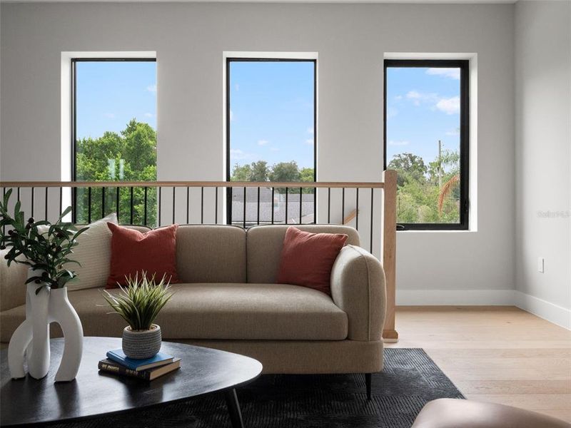 Furnished interior view inside a new home in , Orlando (Image 17).