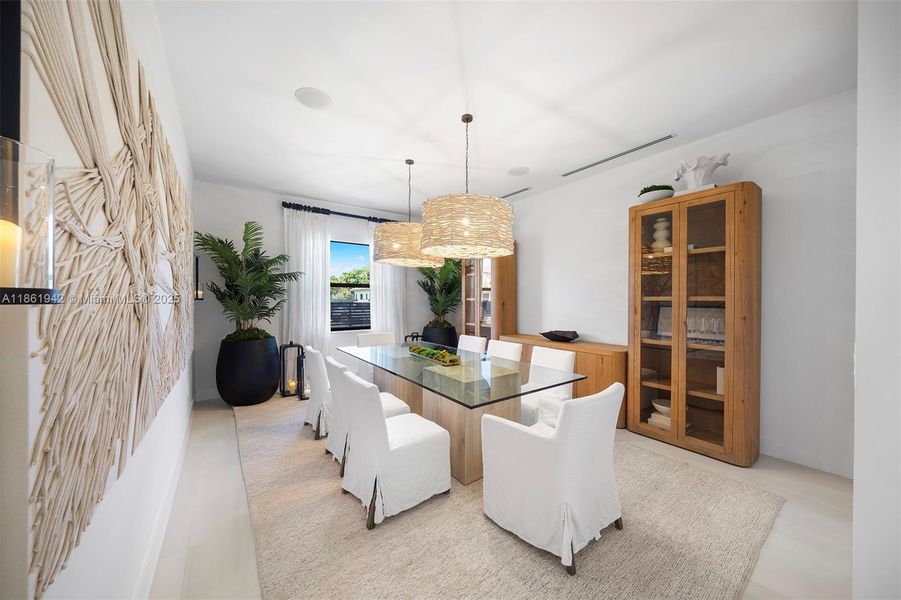 Furnished interior view inside a new home in , Miami (Image 61). Furnished interior view inside a new home in , Miami (Image 61).