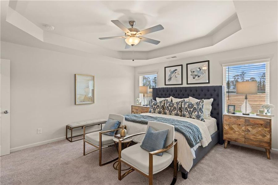 Furnished interior view inside a new home in Sandtown Falls, Atlanta (Image 8).