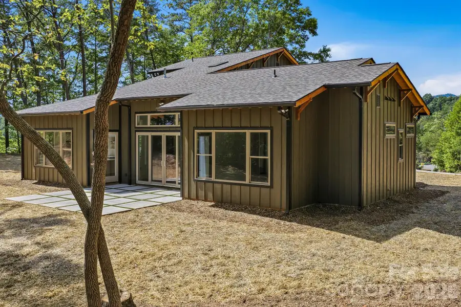Exterior details and patio area of a home in , Lake Lure (Image 3).