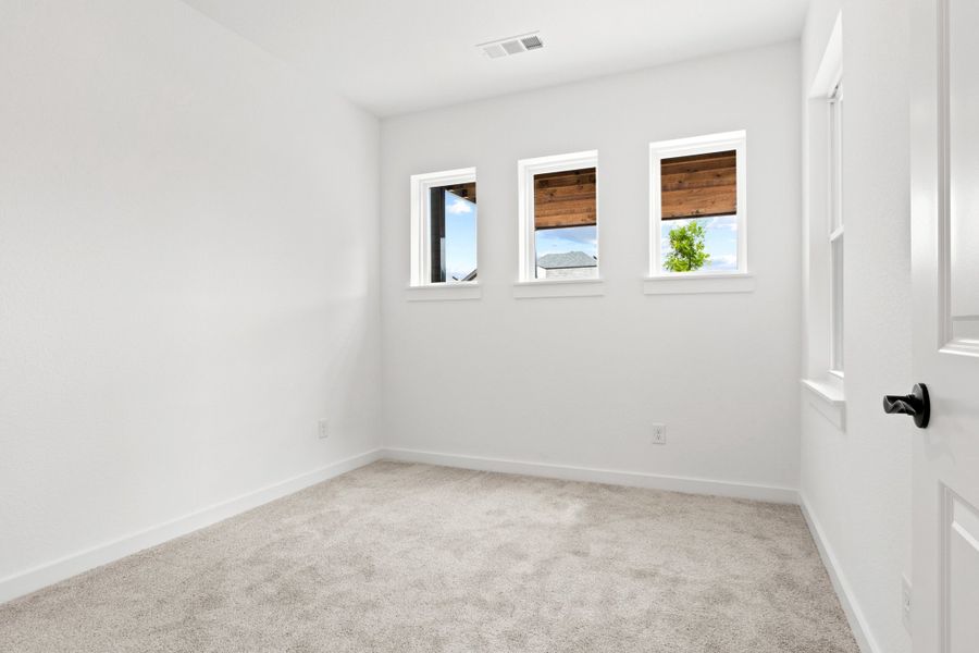 Spacious, unfurnished interior of a new home in Willow Grove Single-Family Homes, Melissa (Image 46). Spacious, unfurnished interior of a new home in Willow Grove Single-Family Homes, Melissa (Image 46).