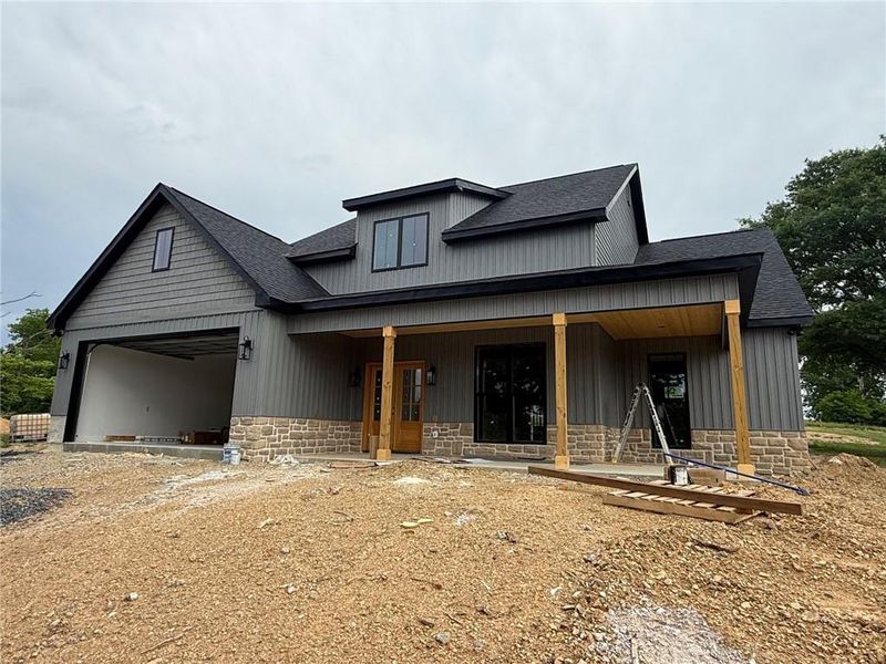 In-progress construction of a new home in , Calhoun, GA (Image 4).