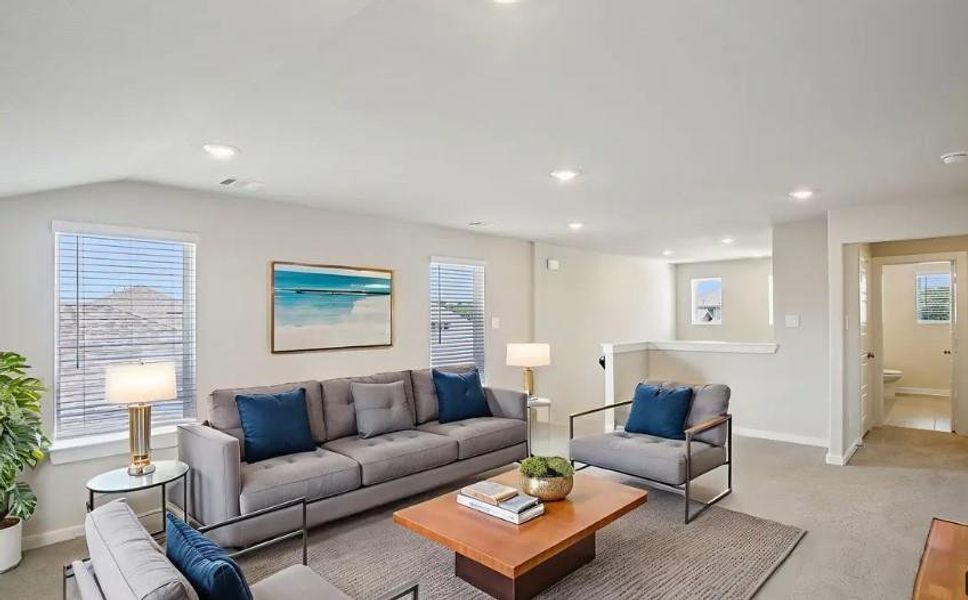 Photo is not of the actual home, but is an inspirational photo of builder’s model home and may depict options, furnishings, and/or decorator features that are not included Photo is not of the actual home, but is an inspirational photo of builder’s model home and may depict options, furnishings, and/or decorator features that are not included