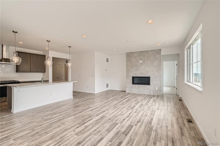 Riverbend Great Room w/Fireplace - Picture not of actual home Riverbend Great Room w/Fireplace - Picture not of actual home