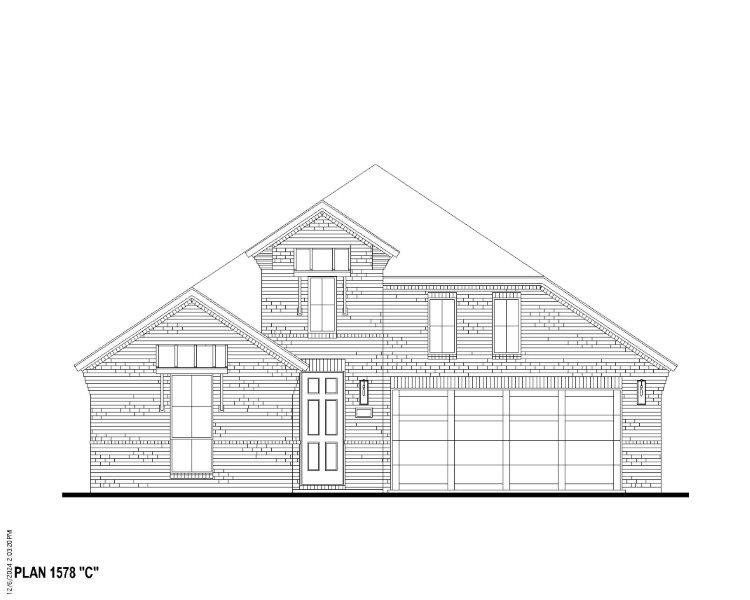 Plan 1578 Elevation C