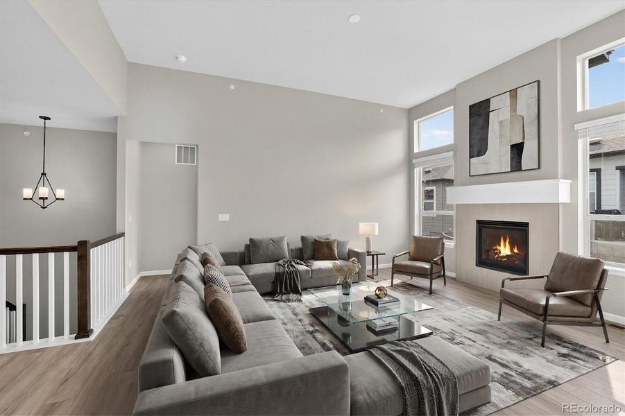 Virtually staged, furniture size & scale may not be accurate.