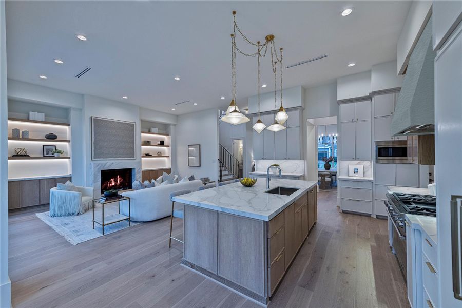 Furnished interior view inside a new home in , Houston (Image 9).