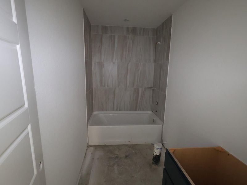 In-progress construction of a new home in Marvida, Cypress, TX (Image 15).