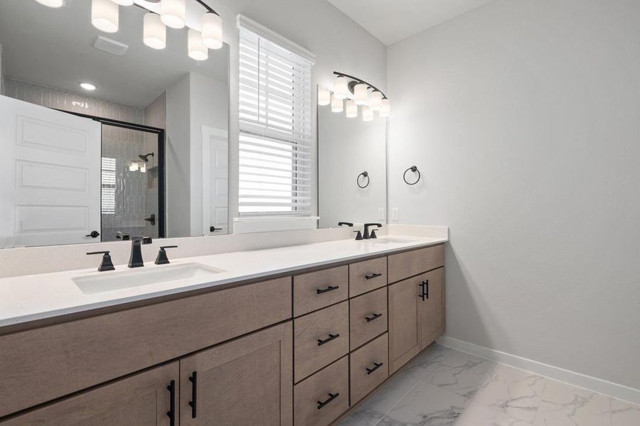 Furnished interior view inside a new home in Union Collection at Park Central, Georgetown (Image 15).