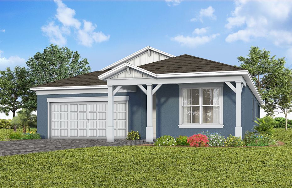 Representative exterior photo of a completed home built from the Cardinal by Pulte Homes in Lakehaven Estates, Clermont, FL (Image 2).