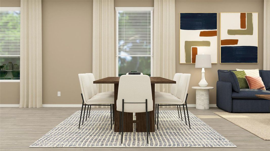 Furnished interior view inside a new home in Moore Landing, Magnolia (Image 6).