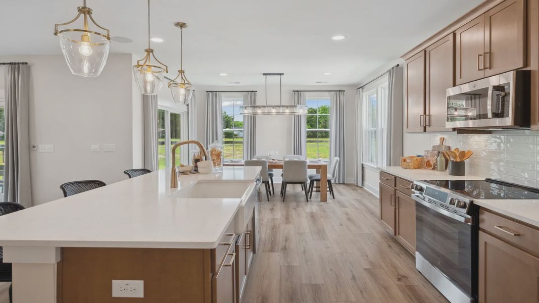 Furnished interior view inside a new home in Creekside at Andrews, Summerville (Image 7).