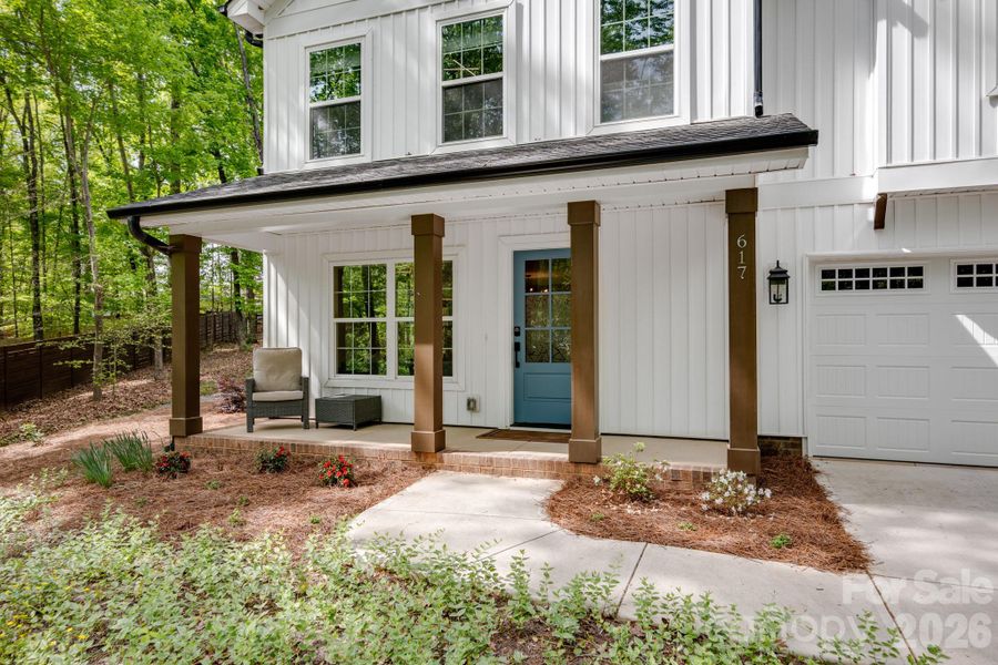Exterior details and patio area of a home in , Waxhaw (Image 25).