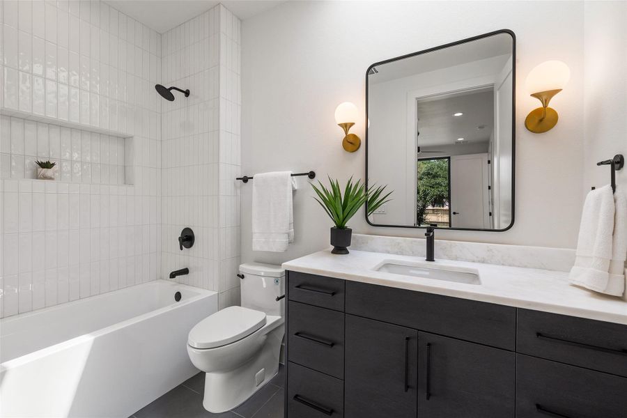 Furnished interior view inside a new home in , Austin (Image 31).