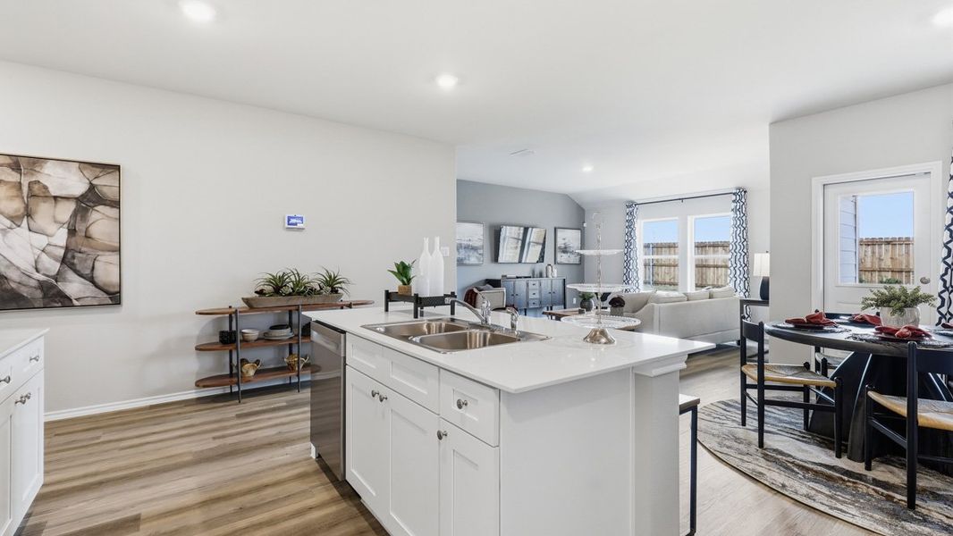 Furnished interior view inside a new home in Townes Landing, Fort Worth (Image 6).