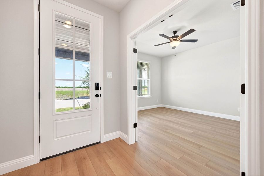 Representative unfurnished interior of a home built from the The Holly M by Davidson Homes LLC in Mercer Meadows, Royse City (Image 29).