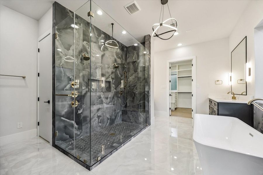 Furnished interior view inside a new home in , Sugar Land (Image 17).