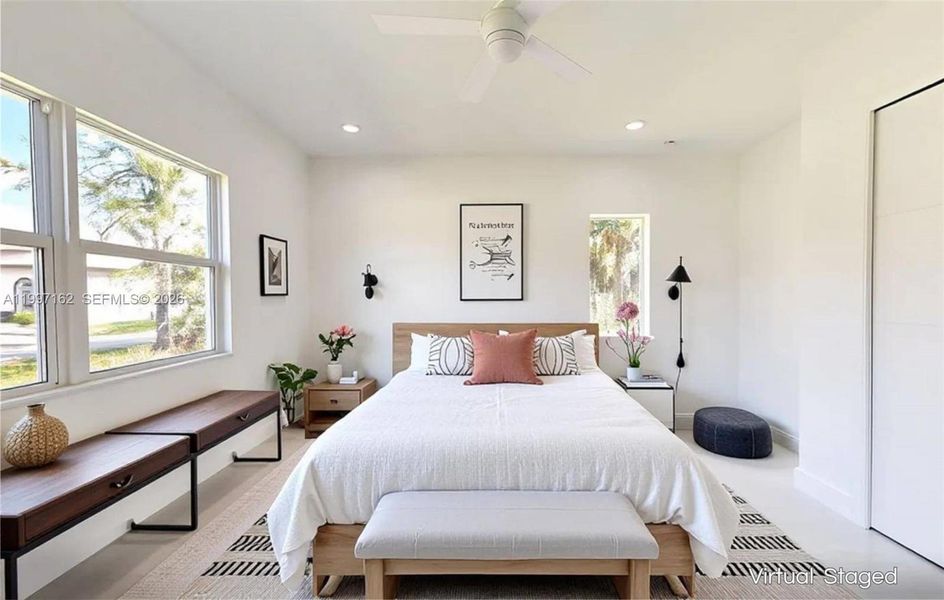 Furnished interior view inside a new home in , Naples (Image 32).