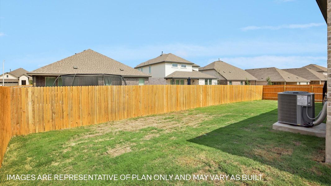 Exterior details and patio area of a home in Rosenbusch Ranch, Leander (Image 26).
