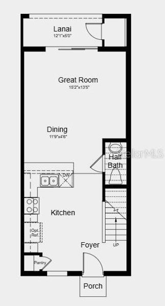 2D floor plan layout of this home in Skye Ranch Community Group Page, Sarasota, FL (Image 20).