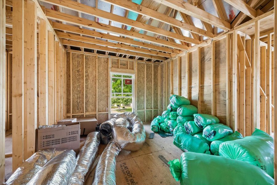 In-progress construction of a new home in , Houston, TX (Image 28).