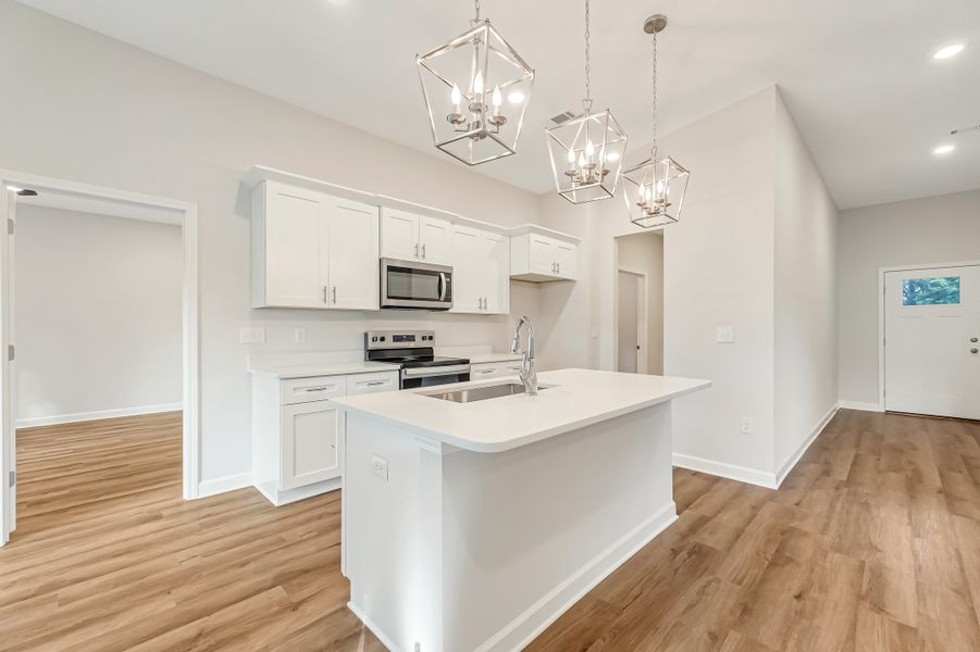 Furnished interior view inside a new home in Southern Charm, Crestview (Image 4).