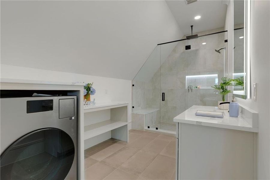Furnished interior view inside a new home in , Monroe (Image 69).