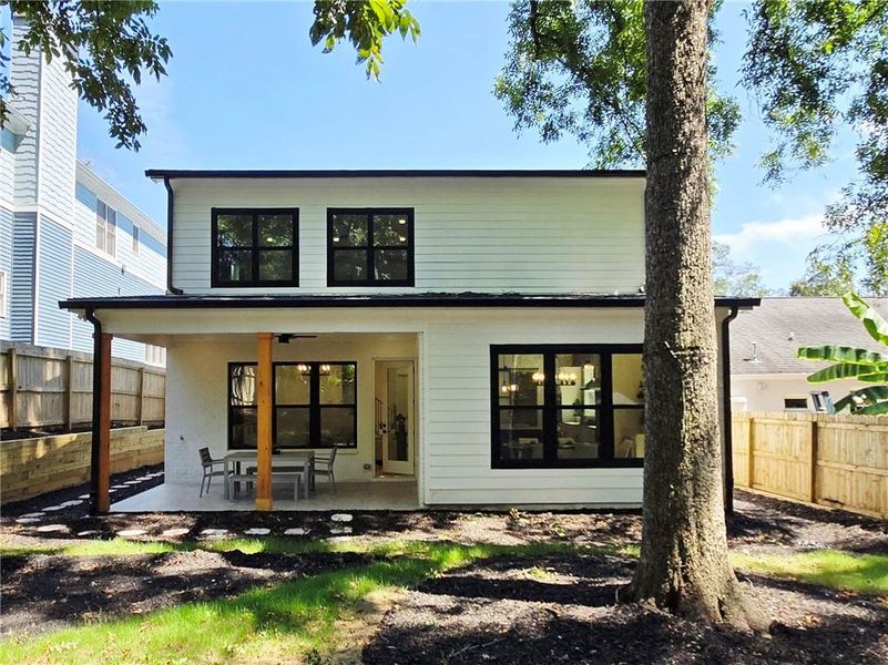 Front exterior of a new home in , Atlanta, GA, highlighting curb appeal (Image 21).