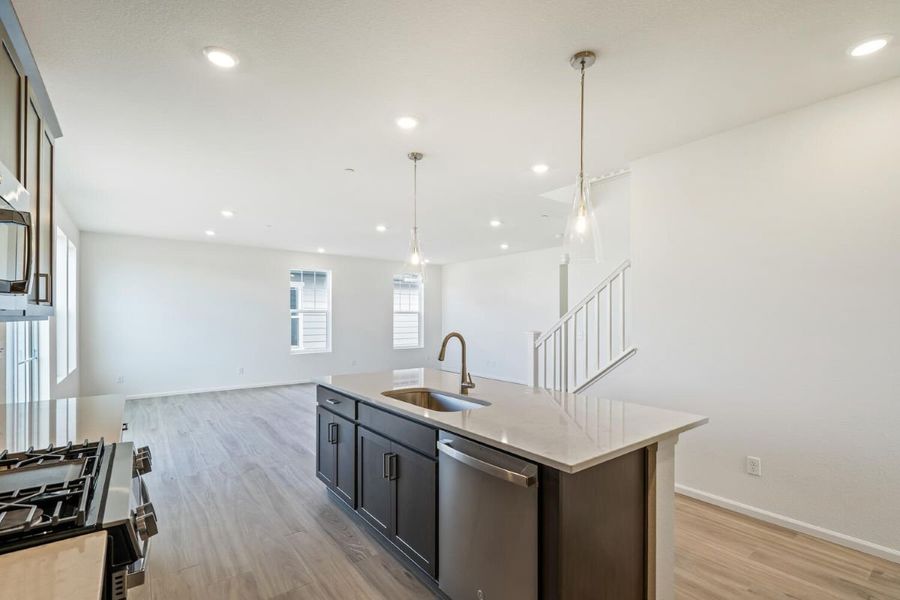 Furnished interior view inside a new home in The Nest Reserve at Canyon Creek, Erie (Image 10).