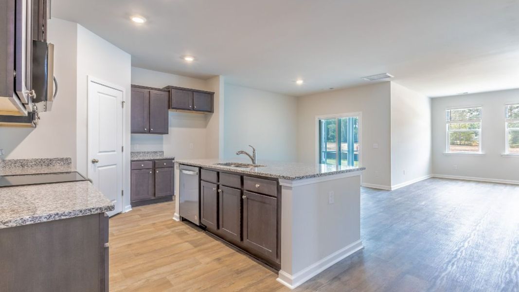Representative furnished interior of a home built from the ARCHER by D.R. Horton in Rivers Reach, Yemassee (Image 5).
