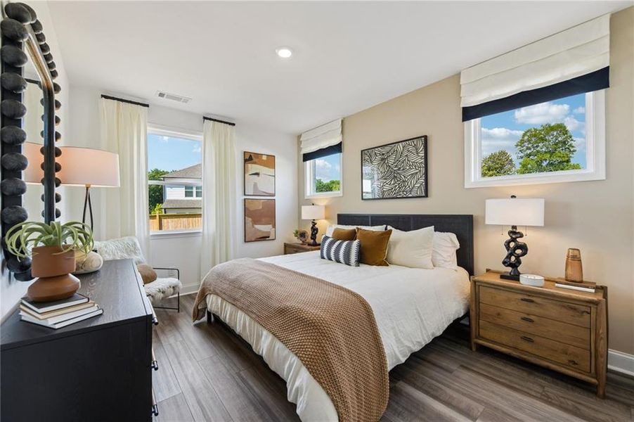 Furnished interior view inside a new home in Bailey Fence, Dacula (Image 13).