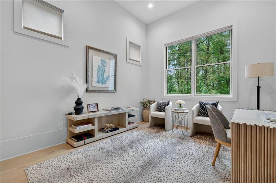 Furnished interior view inside a new home in , Atlanta (Image 14). Furnished interior view inside a new home in , Atlanta (Image 14).