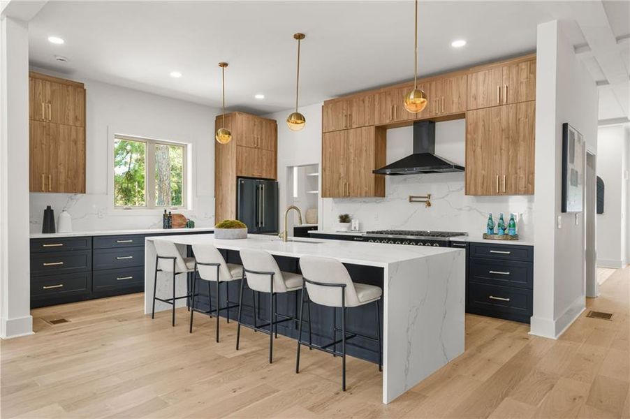 Furnished interior view inside a new home in , Atlanta (Image 56).
