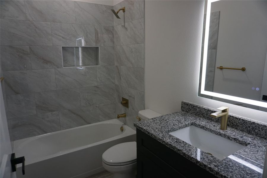 Furnished interior view inside a new home in , Willis (Image 4).