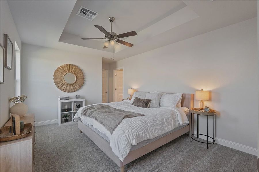 Furnished interior view inside a new home in Grand Oaks Reserve, Cleveland (Image 26).