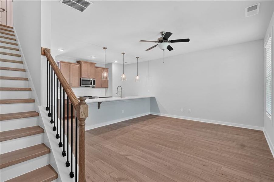 Spacious, unfurnished interior of a new home in The Cottages at East Lanier, Fayetteville (Image 9).
