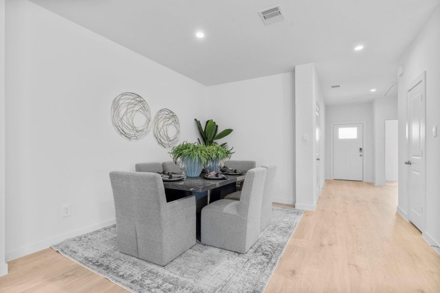 Furnished interior view inside a new home in Emberly, Beasley (Image 7).