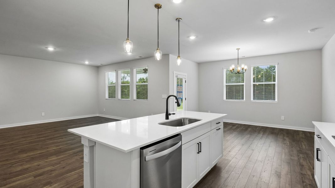 Furnished interior view inside a new home in Reserve at Hickory Ridge, Columbia (Image 15).