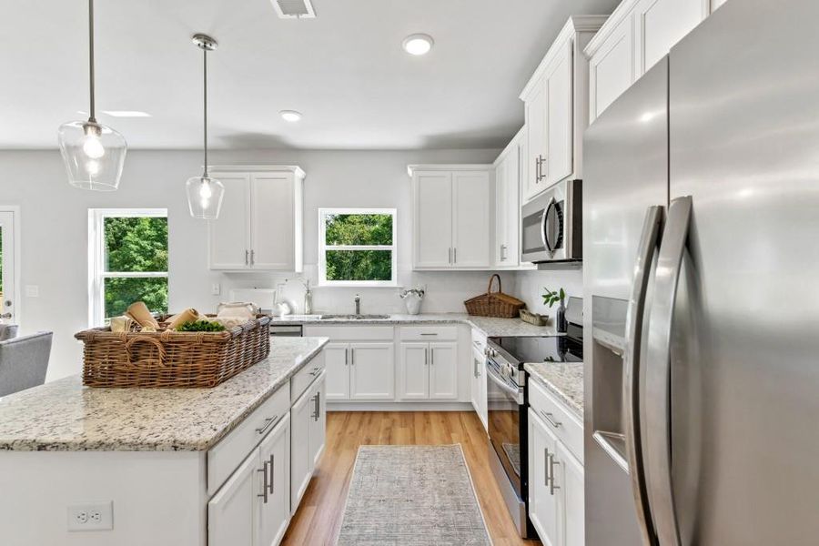 Furnished interior view inside a new home in , Homer (Image 9).