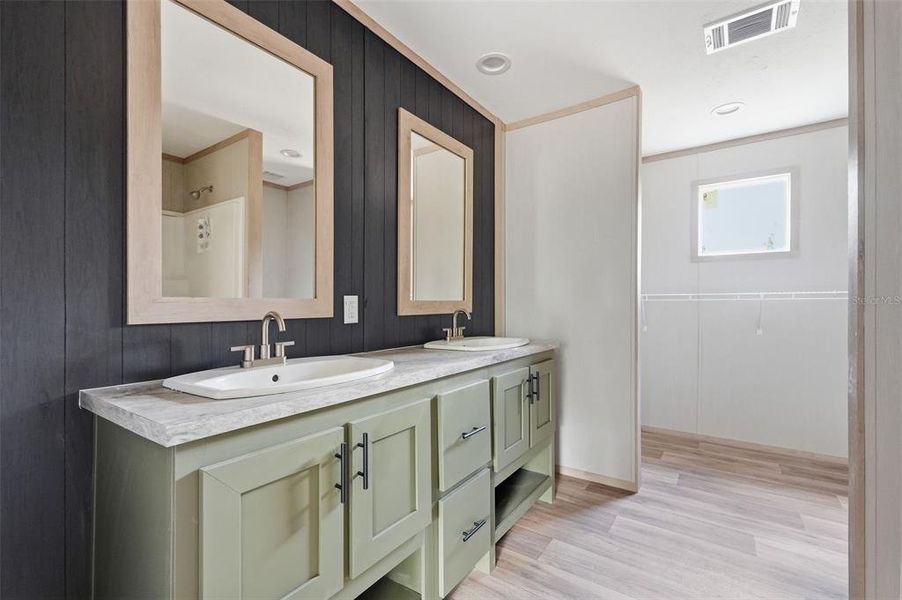 Furnished interior view inside a new home in , Williston (Image 3).
