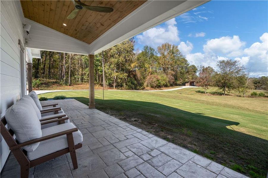Exterior details and patio area of a home in , Maysville (Image 27). Exterior details and patio area of a home in , Maysville (Image 27).