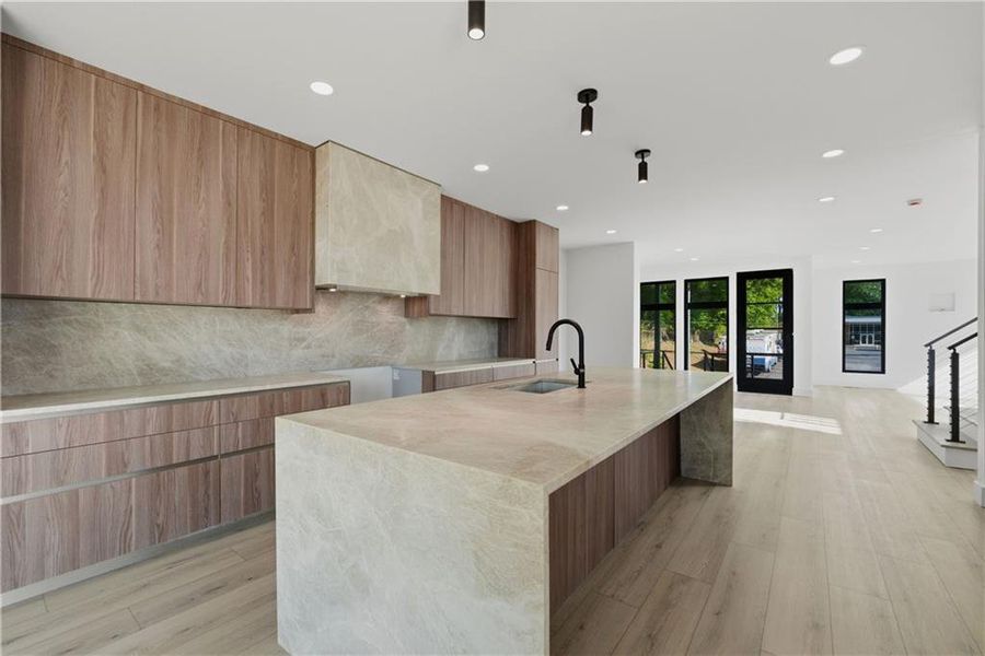 Furnished interior view inside a new home in , Atlanta (Image 9).