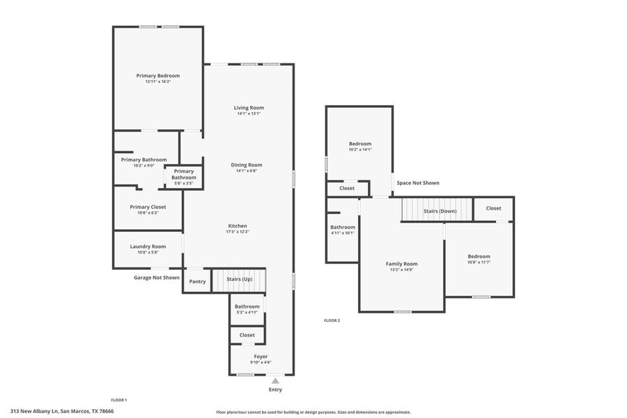 2D floor plan layout of this home in Whisper South, San Marcos, TX (Image 3). 2D floor plan layout of this home in Whisper South, San Marcos, TX (Image 3).