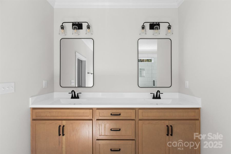 Close-up of interior finishes inside a home in , Advance (Image 17).