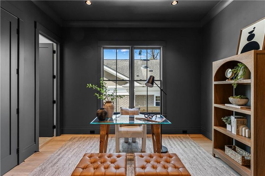 Furnished interior view inside a new home in , Atlanta (Image 7).