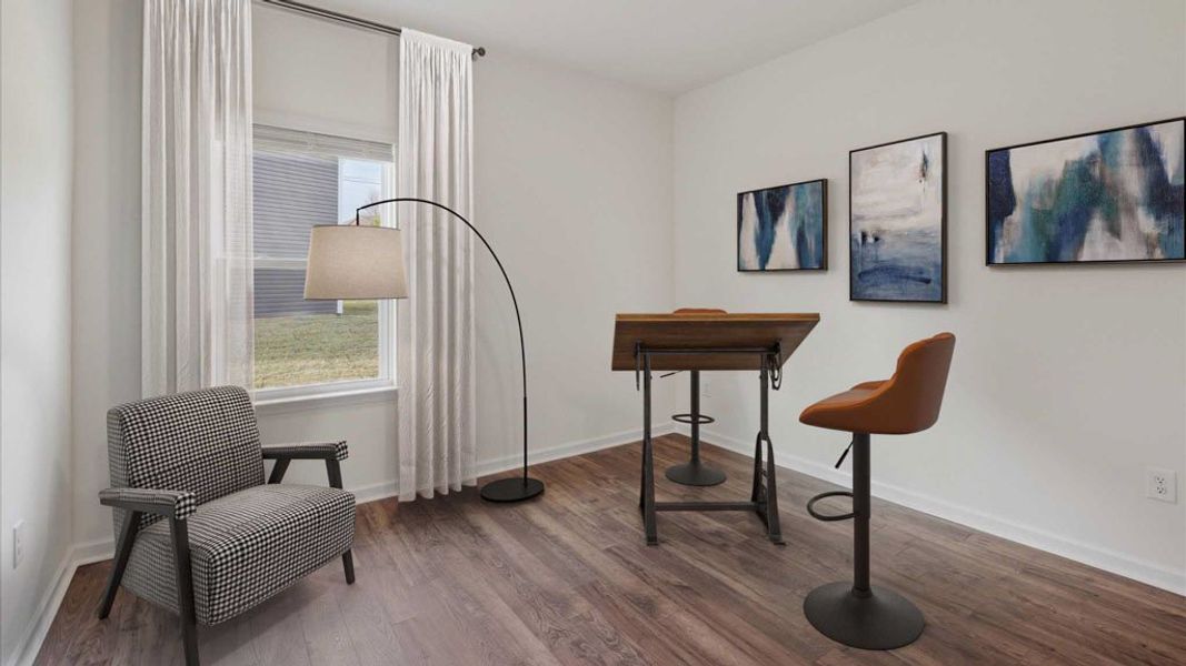 Furnished interior view inside a new home in Catlett Cove, Knoxville (Image 11).