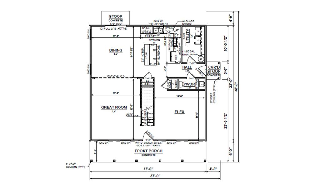 2D floor plan layout of this home in , Edisto Island, SC (Image 4).