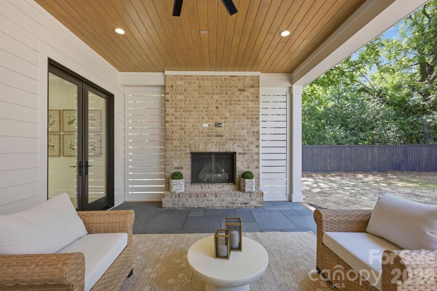 Exterior details and patio area of a home in , Davidson (Image 4). Exterior details and patio area of a home in , Davidson (Image 4).